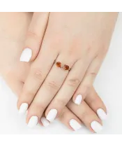 Женские Кольца_Серебро .925_ЦИТРИН__6-Лазурит-Онлайн