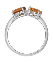 Женские Кольца_Серебро .925_ЦИТРИН__3-Лазурит-Онлайн