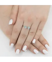 Женские Кольца_Серебро .925_ТОПАЗ__6-Лазурит-Онлайн