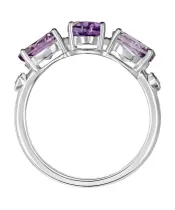 Женские Кольца_Серебро .925_АМЕТИСТ_Нанокристалл_3-Лазурит-Онлайн