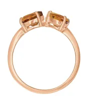 Женские Кольца_Серебро .925_ЦИТРИН__3-Лазурит-Онлайн