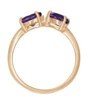 Женские Кольца_Серебро .925_АМЕТИСТ__3-Лазурит-Онлайн