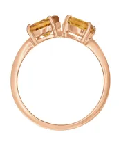 Женские Кольца_Серебро .925_ЦИТРИН__3-Лазурит-Онлайн