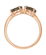 Женские Кольца_Серебро .925_РАУХТОПАЗ__3-Лазурит-Онлайн