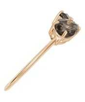 Женские Кольца_Серебро .925_РАУХТОПАЗ__4-Лазурит-Онлайн