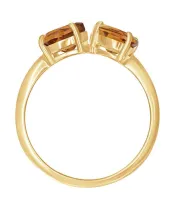 Женские Кольца_Серебро .925_ЦИТРИН__3-Лазурит-Онлайн