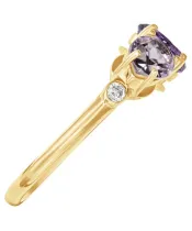 Женские Кольца_Серебро .925_АМЕТИСТ_Нанокристалл_4-Лазурит-Онлайн