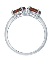 Женские Кольца_Серебро .925_ГРАНАТ__3-Лазурит-Онлайн