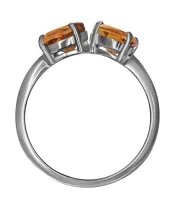 Женские Кольца_Серебро .925_ЦИТРИН__3-Лазурит-Онлайн