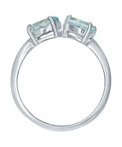 Женские Кольца_Серебро .925_ТОПАЗ__3-Лазурит-Онлайн