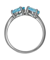 Женские Кольца_Серебро .925_ТОПАЗ__3-Лазурит-Онлайн