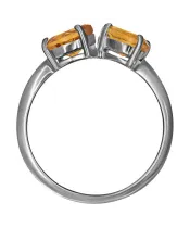 Женские Кольца_Серебро .925_ЦИТРИН__3-Лазурит-Онлайн