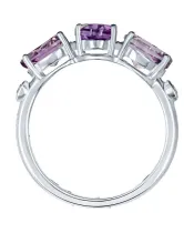 Женские Кольца_Серебро .925_АМЕТИСТ_Нанокристалл_3-Лазурит-Онлайн