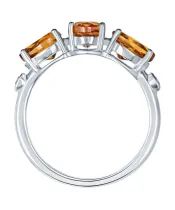 Женские Кольца_Серебро .925_ЦИТРИН_Нанокристалл_3-Лазурит-Онлайн