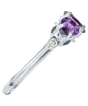 Женские Кольца_Серебро .925_АМЕТИСТ_Нанокристалл_4-Лазурит-Онлайн