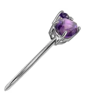 Женские Кольца_Серебро .925_АМЕТИСТ__4-Лазурит-Онлайн