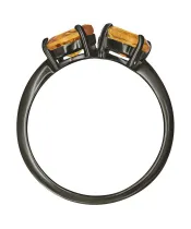 Женские Кольца_Серебро .925_ЦИТРИН__3-Лазурит-Онлайн