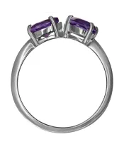 Женские Кольца_Серебро .925_АМЕТИСТ__3-Лазурит-Онлайн