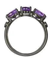 Женские Кольца_Серебро .925_АМЕТИСТ_Нанокристалл_3-Лазурит-Онлайн