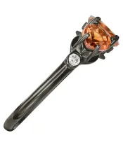 Женские Кольца_Серебро .925_ЦИТРИН_Нанокристалл_4-Лазурит-Онлайн