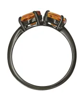 Женские Кольца_Серебро .925_ЦИТРИН__3-Лазурит-Онлайн