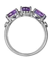 Женские Кольца_Серебро .925_АМЕТИСТ_Нанокристалл_3-Лазурит-Онлайн