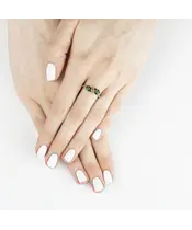 Женские Кольца_Серебро .925_ХРОМДИОПСИД__7-Лазурит-Онлайн