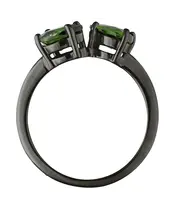 Женские Кольца_Серебро .925_ХРОМДИОПСИД__4-Лазурит-Онлайн