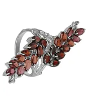 Женские Кольца_Серебро .925_ГРАНАТ__5-Лазурит-Онлайн