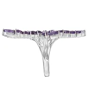 Женские Кольца_Серебро .925_АМЕТИСТ__3-Лазурит-Онлайн