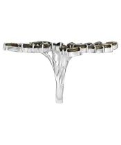 Женские Кольца_Серебро .925_РАУХТОПАЗ__3-Лазурит-Онлайн