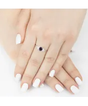 Женские Кольца_Серебро .925_ИОЛИТ_Нанокристалл_5-Лазурит-Онлайн