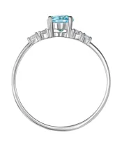 Женские Кольца_Серебро .925_ТОПАЗ_Нанокристалл_3-Лазурит-Онлайн