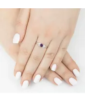 Женские Кольца_Серебро .925_АМЕТИСТ_Нанокристалл_5-Лазурит-Онлайн