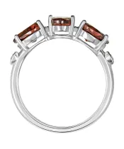 Женские Кольца_Серебро .925_ГРАНАТ_Нанокристалл_3-Лазурит-Онлайн