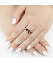 Женские Кольца_Серебро .925_ГРАНАТ_Нанокристалл_6-Лазурит-Онлайн