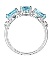 Женские Кольца_Серебро .925_ТОПАЗ_Нанокристалл_3-Лазурит-Онлайн