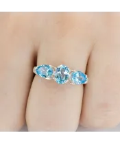 Женские Кольца_Серебро .925_ТОПАЗ_Нанокристалл_5-Лазурит-Онлайн