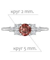 Женские Кольца_Серебро .925_ГРАНАТ_Нанокристалл_2-Лазурит-Онлайн