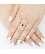 Женские Кольца_Серебро .925_ГРАНАТ_Нанокристалл_5-Лазурит-Онлайн