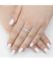 Женские Кольца_Серебро .925_КВАРЦ_Нанокристалл_6-Лазурит-Онлайн