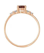 Женские Кольца_Серебро .925_ГРАНАТ_Нанокристалл_3-Лазурит-Онлайн