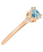 Женские Кольца_Серебро .925_ТОПАЗ_Нанокристалл_4-Лазурит-Онлайн