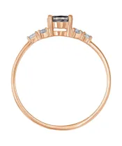 Женские Кольца_Серебро .925_ИОЛИТ_Нанокристалл_3-Лазурит-Онлайн