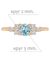 Женские Кольца_Серебро .925_ТОПАЗ_Нанокристалл_2-Лазурит-Онлайн