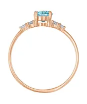 Женские Кольца_Серебро .925_ТОПАЗ_Нанокристалл_3-Лазурит-Онлайн