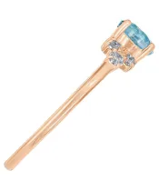 Женские Кольца_Серебро .925_ТОПАЗ_Нанокристалл_4-Лазурит-Онлайн