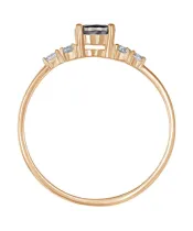 Женские Кольца_Серебро .925_ИОЛИТ_Нанокристалл_3-Лазурит-Онлайн