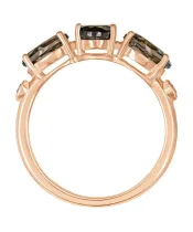 Женские Кольца_Серебро .925_РАУХТОПАЗ_Нанокристалл_3-Лазурит-Онлайн