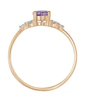 Женские Кольца_Серебро .925_АМЕТИСТ_Нанокристалл_3-Лазурит-Онлайн